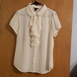 White forever 21 blouse